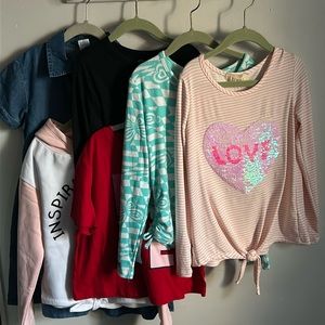 New Girl’s Bulk Lot Back to School Collection 6 Piece Tops and Dress Bundle